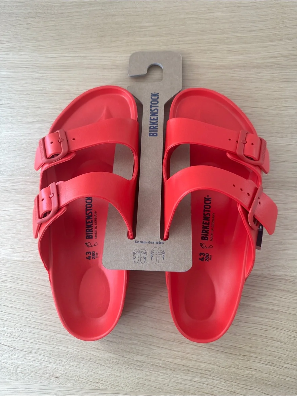 Birkenstock Arizona EVA Sandals in Red